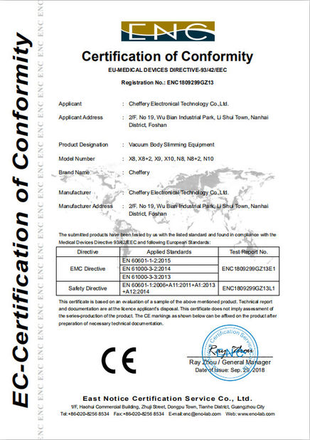 Çin Weifang Eva Electronic Technology Co. , Ltd. Sertifikalar