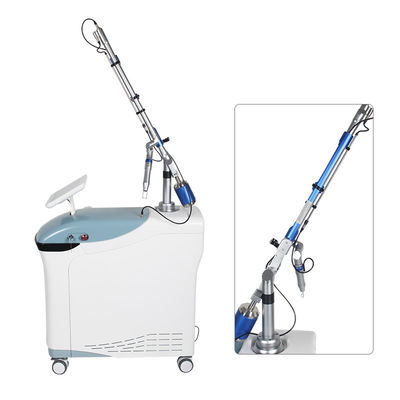 İki lamba Pikosekond Lazer Makinesi 1064 532 755 1320nm 450 750 2000ps Nabız